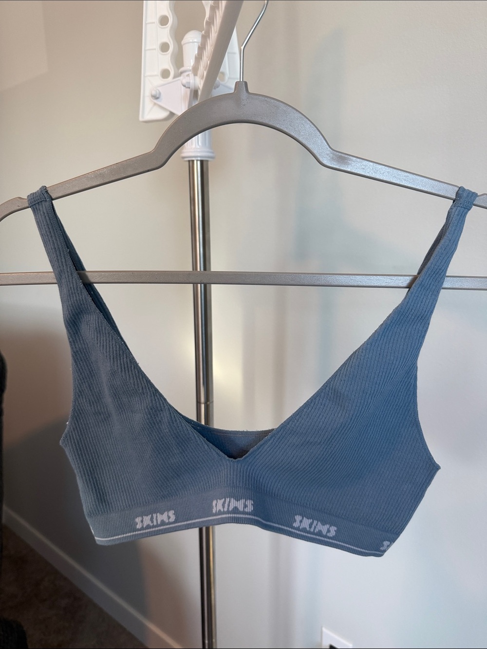 SKIMS Cotton Plunge Bralette